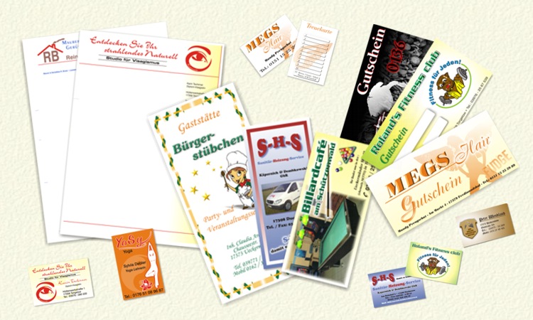 Drucksachen Beispiele